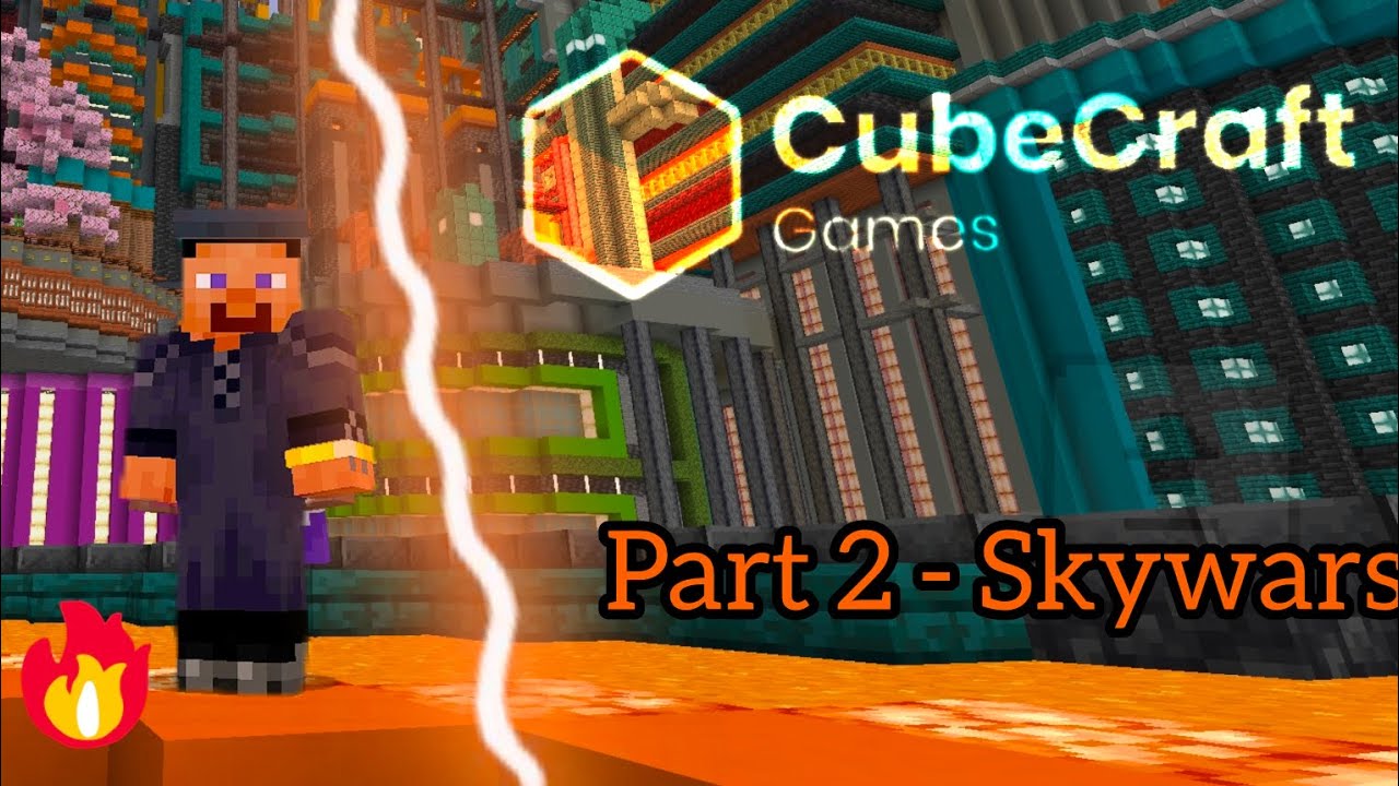 Part 2 - SKYWARS // Playing all Cubecraft Games - YouTube