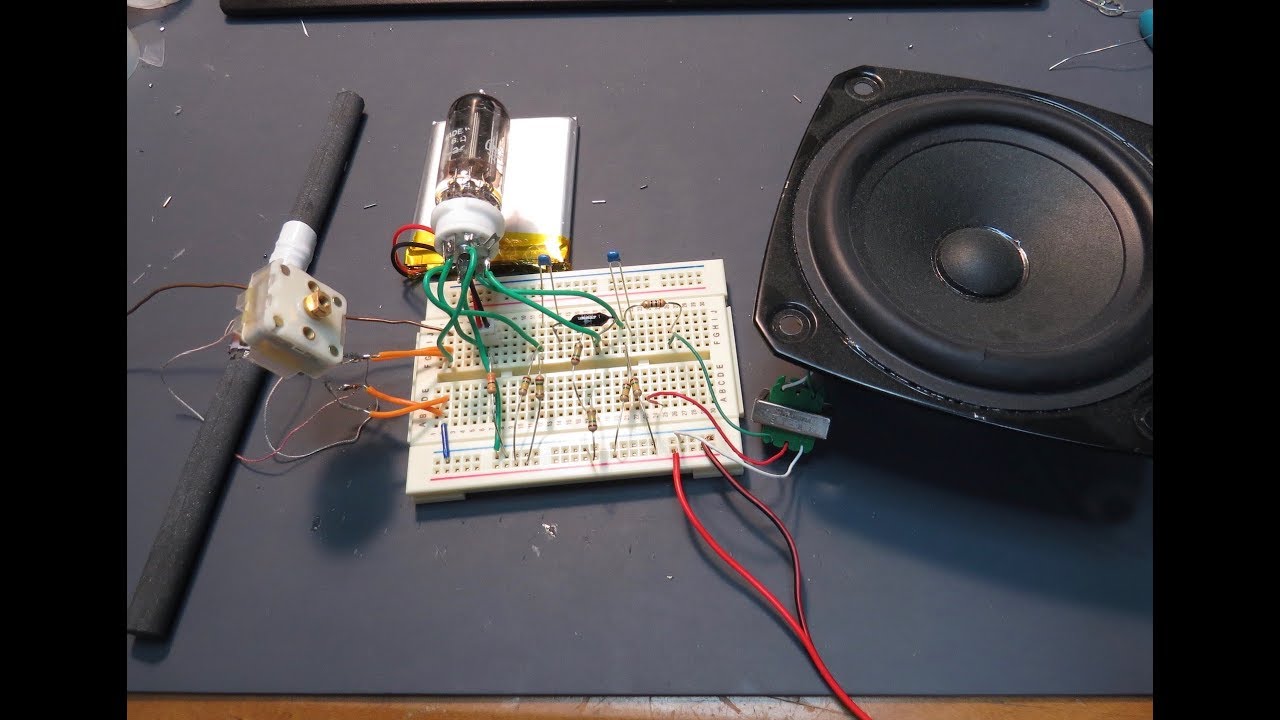 My first vacuum tube Radio on breadboard! YouTube