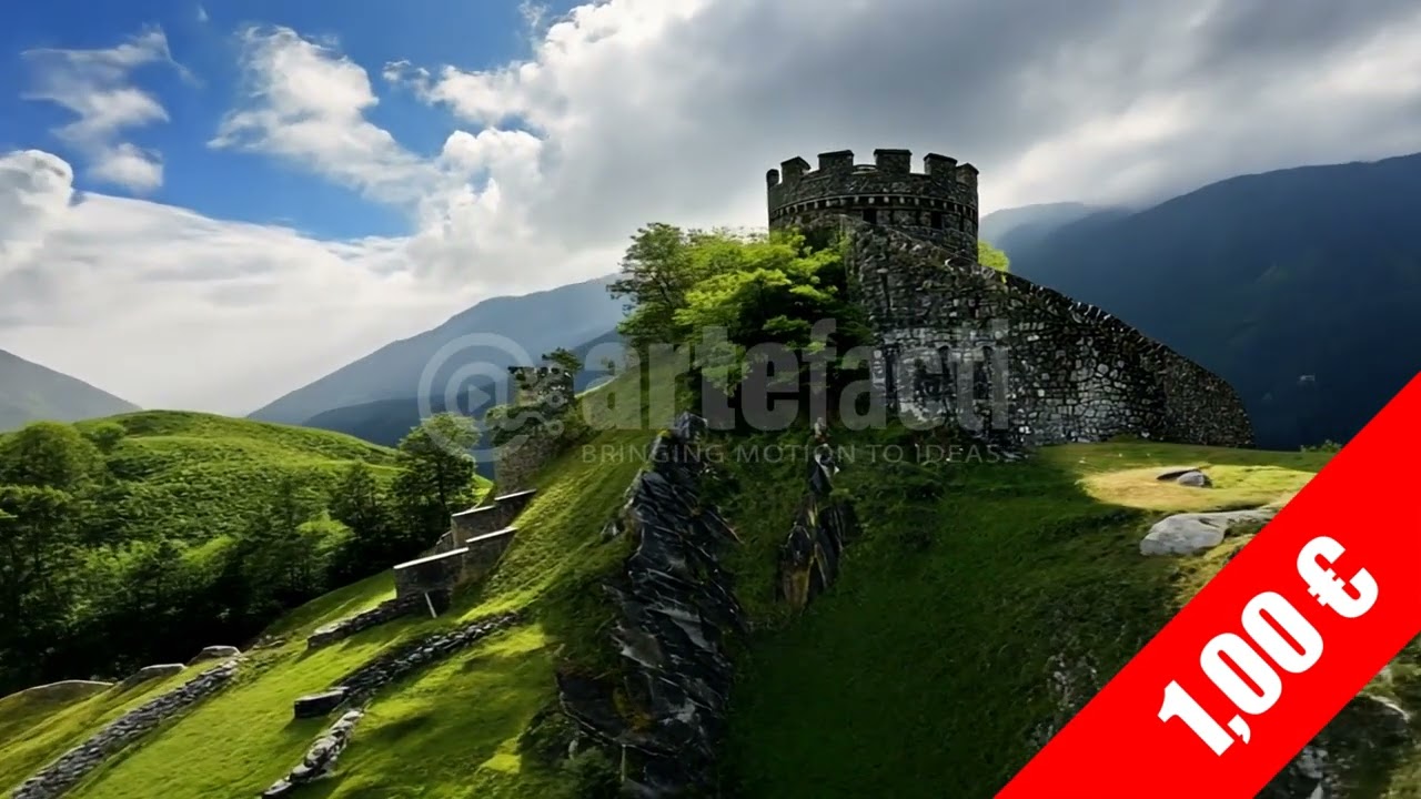 Medieval Castle Ramparts — HD Highland Wall Landscape (1920x1080)