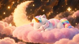 Sleep Music 🌙 Sleeping Unicorn Cat | Gentle Relaxing Lullaby | 2 Hours screenshot 4