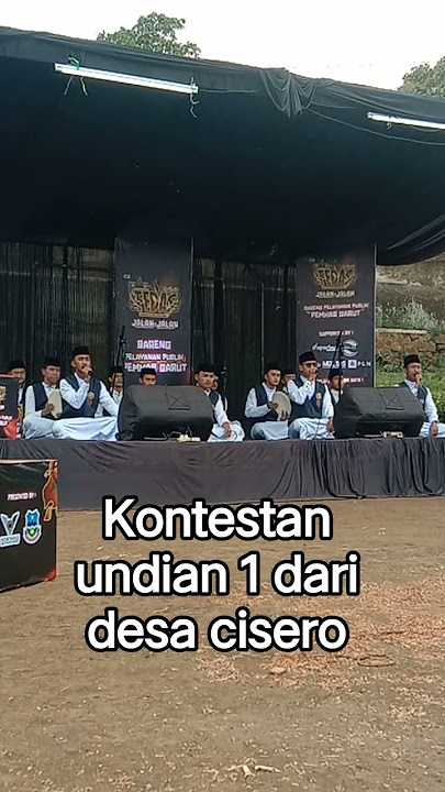 festival Hadroh kontestan undian 1 dari Hadroh Al-munawar desa cisero #Almunawar #cisero #festival