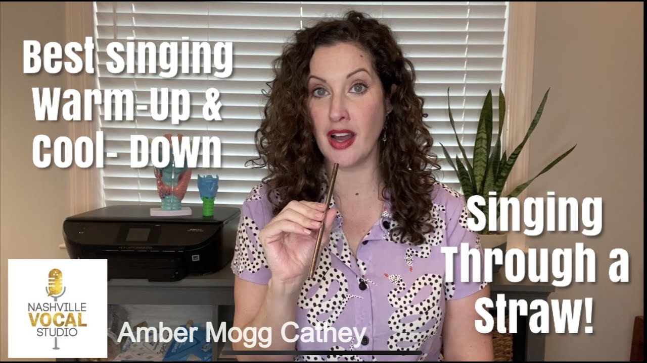 Best Singing Warm-Up & Cool Down - Singing Through a Straw!