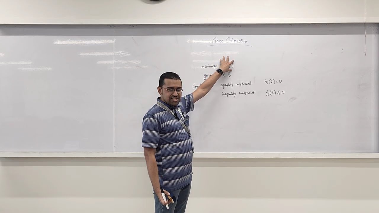 [CSE402] Optimization | Lecture 14: Convex Optimization Problems, Intro (Part 2) | 16 April '25