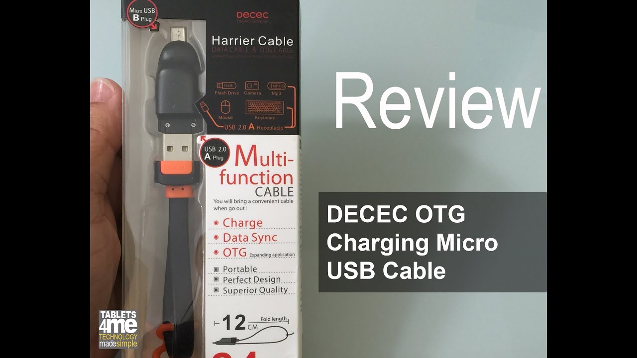 DECEC® OTG Charging Micro USB Cable Harrier Keyring