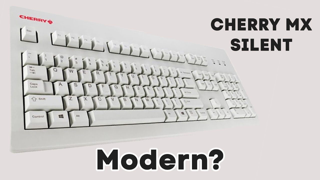 Review of the Cherry MX Silent Keyboard (G80-3494) - YouTube