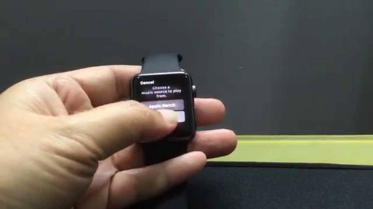 can you hear music from apple watch