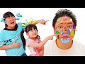 【寸劇】おやつが開かない！パパにやってもらおう！ ごっこ・おままごと Hane Mari and Dad Palying with LEGO - はねまりチャンネル