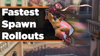 The FASTEST Spawn Rollouts For Every Overwatch Map
