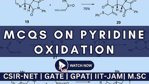 MCQS On Pyridine Oxidation