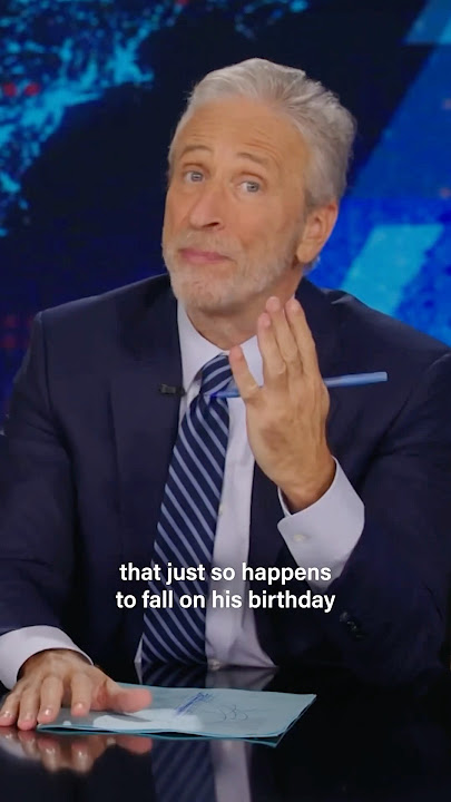 Tighten your belts, kids! Trump needs his big, beautiful birthday parade #dailyshow #trump #FYC