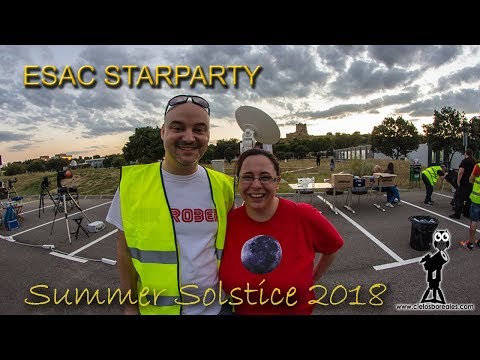 Participamos en la ESAC Starparty Summer Solstice 2018
