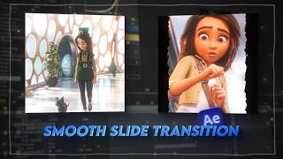 Smooth Slide Transition Tutorial on after effect✨