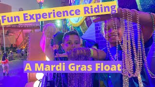 Some Tips and Our Experience on How to Ride on a Mardi Gras Float at Universal Studios