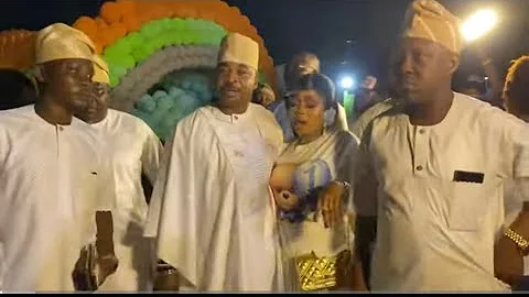 MC OLUOMO AT DAYO AMUSA'S SON'S ONE YEAR BIRTHDAY PARTY