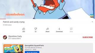 Patrick and sandy crying