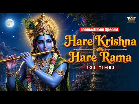 Janmashtami Special - Hare Rama Hare Krishna 108 Times | हरे राम हरे कृष्ण | Krishna Bhajan