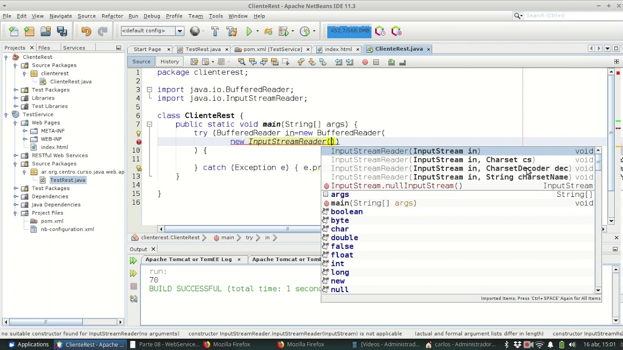 Aplicaciones 0020 Cliente REST Java - YouTube
