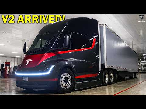2026 Tesla Semi V2 Finally Here New Cheaper Battery, Upgrade Interior & Sleeper Cab!