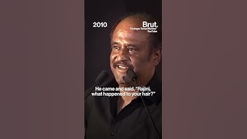 This speech by actor Rajnikanth could even give comedians a run for their money…