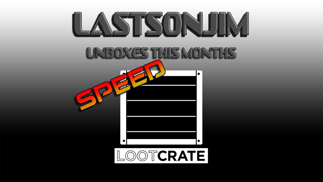 Loot Crate - Sep '16 'Speed' - Unboxing