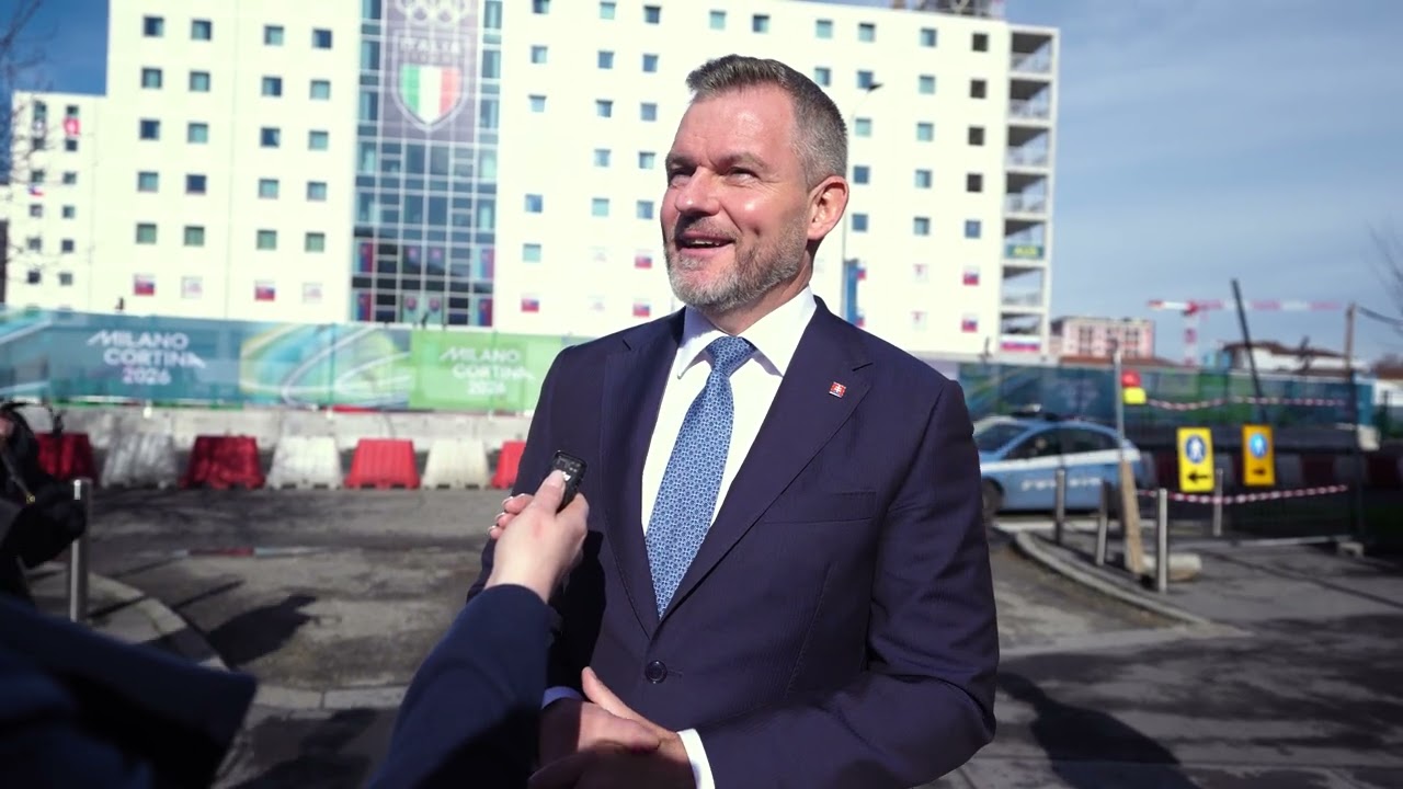 Vyjadrenie po príchode na zimné olympijské hry v Miláne