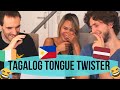 TAGALOG TONGUE TWISTER CHALLENGE | LATVIAN vs IRISH