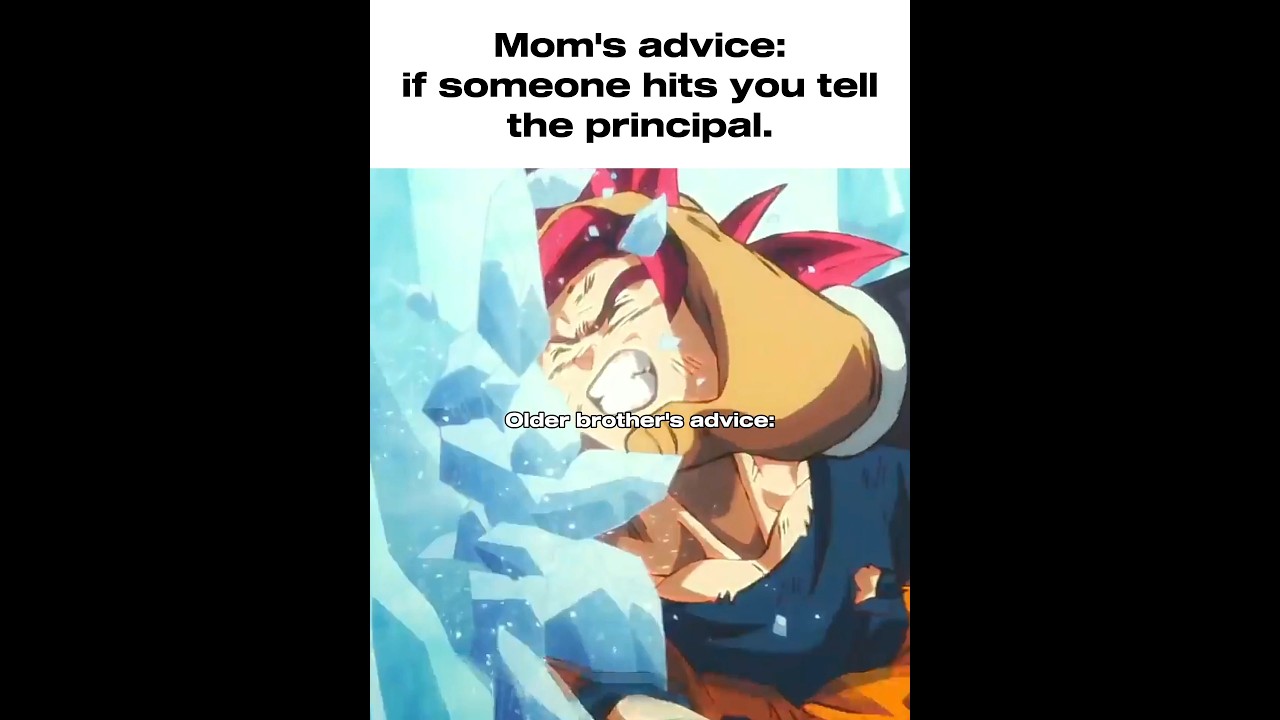 Mom's Advice When Someone Hits You Vs Older Brother's 