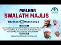 Malhar monthly swalath majlis  seyyid abdul rahman shaheer al bukhari 