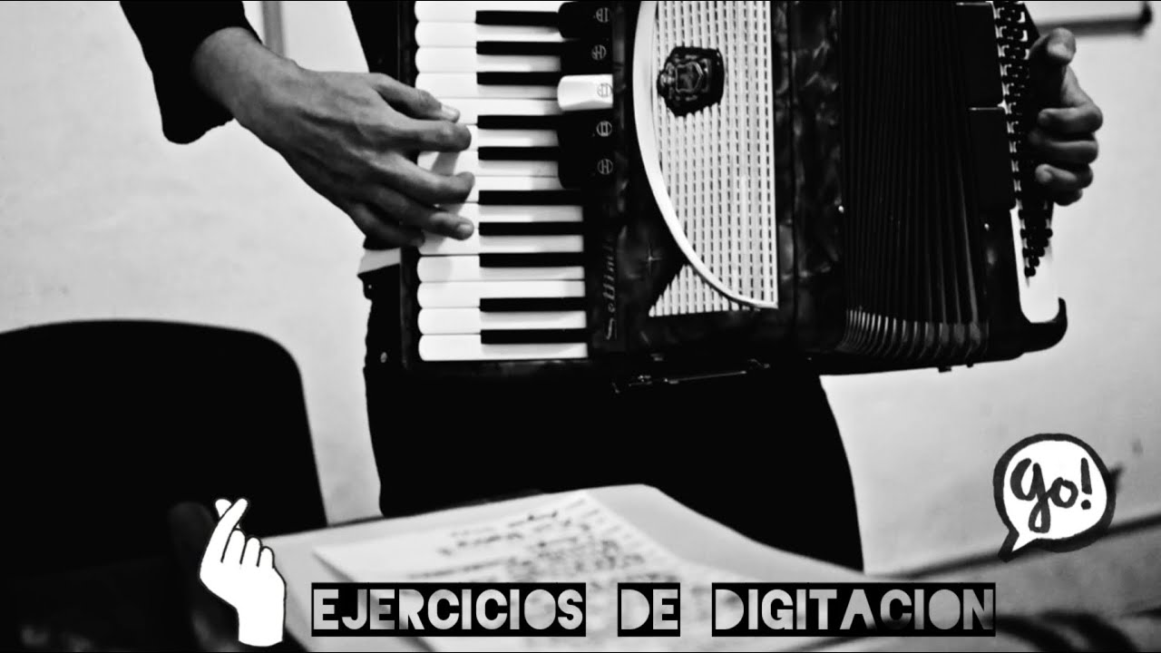 Ejercicio de digitacion - Escala menor - Sol menor - Acordeon a piano ...