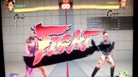 Cammy - safe jump fierce crossup vs Chun Li