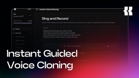 New Feature: Instant Guided Voice Cloning – Just Record and Clone