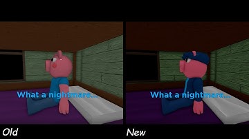 Distorted Memory Cutscene (Old Vs New) Side By Side Comparison | Piggy