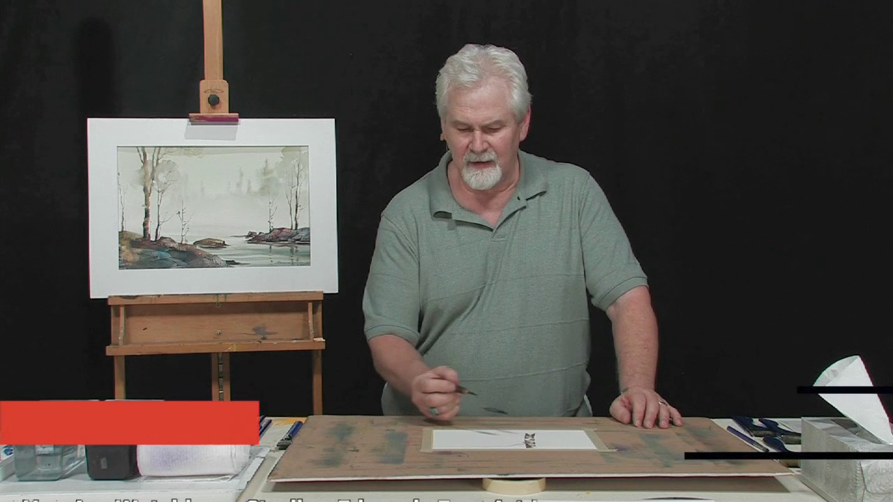 Using A Palette Knife with Watercolors With Sterling Edwards YouTube