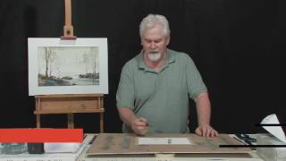 Using A Palette Knife with Watercolors With Sterling Edwards