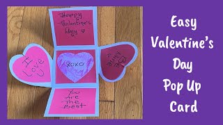 How To Make Valentine's Day/ Mother’s Day Pop Up Card/ Easy & Beautiful Mother's Day Greeting Card