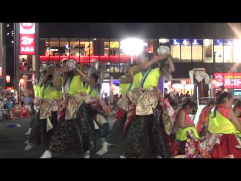 よさこいサンバ'18 1日目 ステージ 疾風乱舞 - 優美高妙
