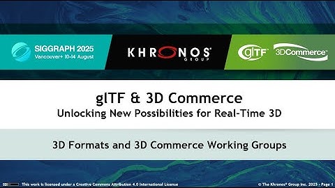 glTF & 3D Commerce: Unlocking New Possibilities for Real-Time 3D