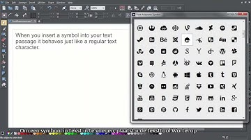 82 Gebruik Font Awesome symbolen en pictogrammen in XARA Designer Pro
