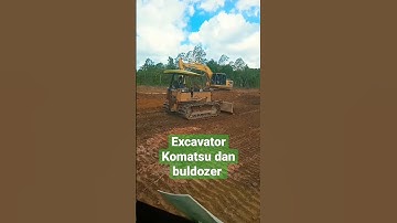 EXCAVATOR KOMATSU PC200 DAN BULDOZER CATERPILLAR #alatberat #operatorskilldewa