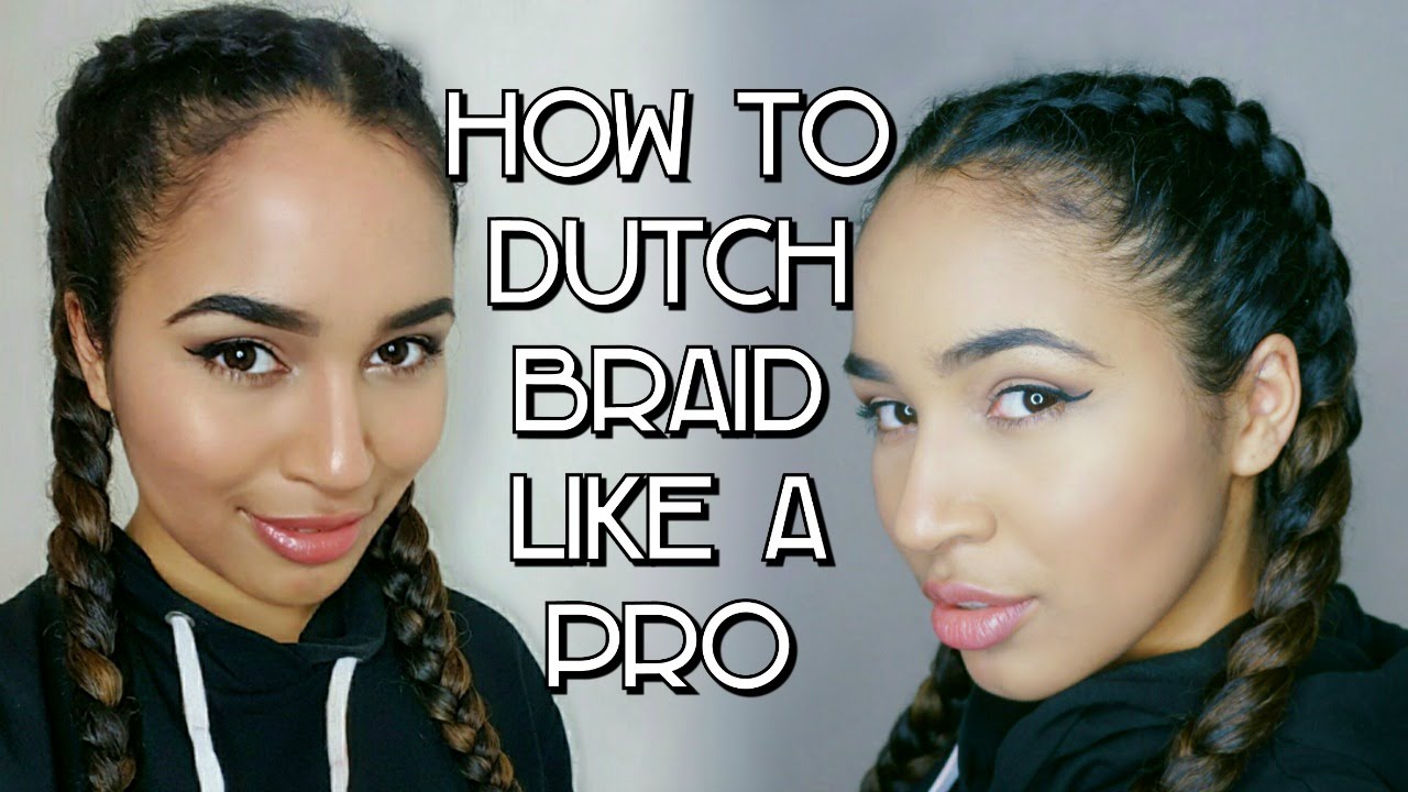 How To Inverted French Braid Dutch Braid Boxer Braid Tutorial Lana Summer Braiding Your Own Hair Boxer Braids Tutorial Inverted French Braid [ 720 x 1280 Pixel ]