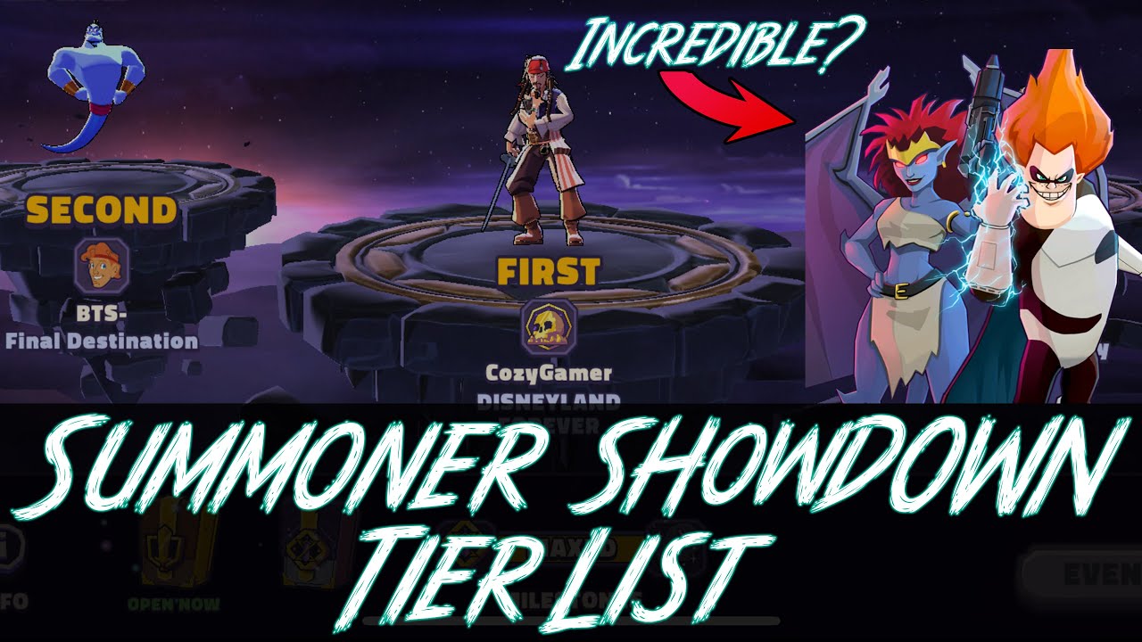 Summoner Showdown Tier List | Farm These Characters | Full Discussion | Disney Sorcerer's Arena