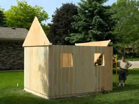 Building a Carriage House Barn Shed (Plans) - YouTube