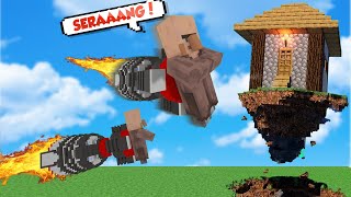 AKU BUAT VILLAGER MINECRAFT INI JADI ROKET RUDAL SIAP MELEDAK !!!