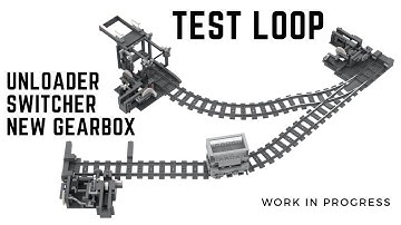 Lego GBC - Train Module Type 1 - Test Loop - Switcher, Unloader, new Gearbox
