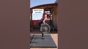 Correct form for bent-over rows 🚣 #shorts #gymvideo #goodform