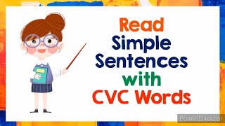 CVC Reading Lesson 4 | CVC Words in Sentences | Sentences with Short Vowel Oo