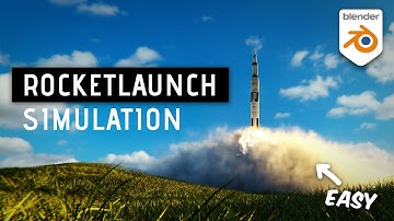 Rocket Launch Smoke Simulation in Blender 3.0 [Easy!]