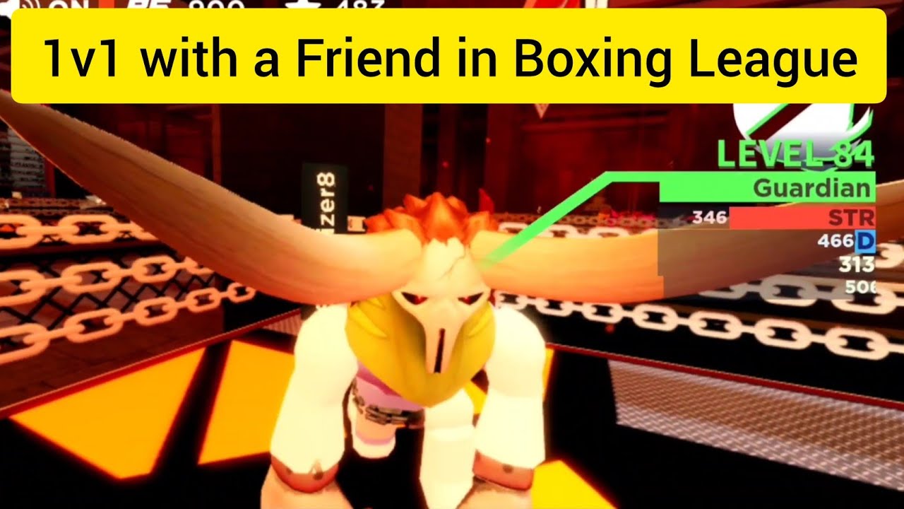 1v1 in Class A Boxing League Roblox with a Friend