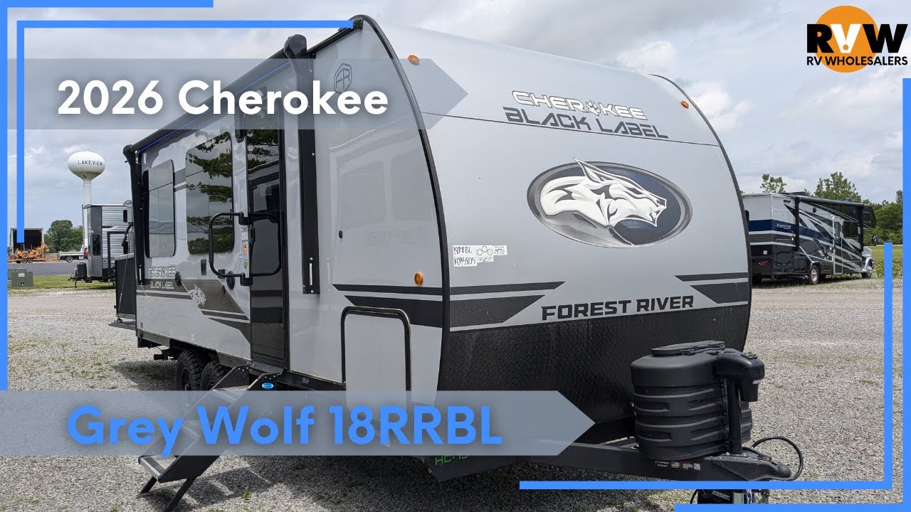 NEW Toy Hauler! 2026 Grey Wolf 18RRBL Flythrough - YouTube
