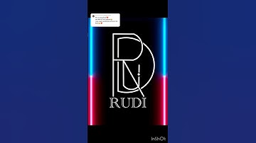Name logo graphic design #rudi #shortsfeed #shortsviral #trending #trendingshorts #namelogodesign